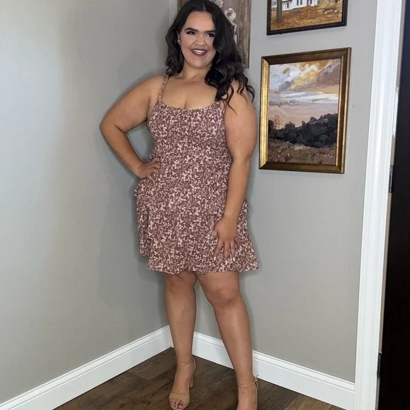 Arula Size 1XL Ruffle Floral Sun Dress - Picture 2 of 5